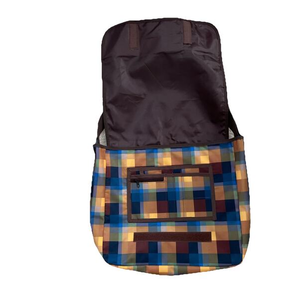 Dickies HTFVintage Checkered Laptop Messenger Bag OTS/backpack/handle Padded NWT - Picture 6 of 11
